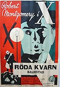 The Mystery of Mr X 1934 poster Robert Montgomery