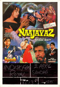 Naajayaz 1995 poster Naseeruddin Shah Ajay Devgn Juhi Chawla Mahesh Bhatt Affischen från: India Filmen från: India