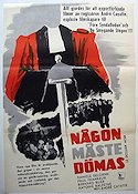 Någon måste dömas 1958 poster Antoine Balpetré Bernard Blier Jean-Marc Bory Andre Cayatte