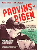 När kärleken kom till byn 1950 poster Sven Lindberg Edvin Adolphson Ingrid Thulin Arne Mattsson Romantik