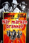 När marken bränner 1953 poster Gary Cooper Anthony Quinn Barbara Stanwyck