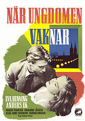 När ungdomen vaknar 1943 poster Eva Henning Anders Ek Margit Manstad Gunnar Olsson Affischkonstnär: Wingstedt