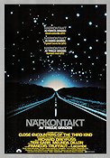 Närkontakt av tredje graden 1977 poster Richard Dreyfuss Teri Garr Francois Truffaut Steven Spielberg