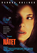 Nätet 1989 poster Sandra Bullock Jeremy Northam Dennis Miller Irwin Winkler