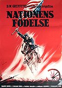 Nationens födelse 1915 poster Lilian Gish D W Griffith Hitta mer: Silent movie