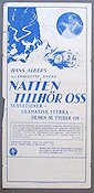 Natten tillhör oss 1932 poster Hans Albers Bilar och racing Berg