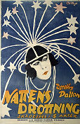 Nattens drottning 1920 poster Dorothy Dalton Affischkonstnär: Rolf Bethge