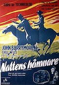 Nattens hämnare 1952 poster John Barrymore jr