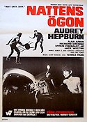 Nattens ögon 1967 poster Audrey Hepburn Alan Arkin Richard Crenna Terence Young