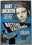Nattens våldsmän 1947 poster Burt Lancaster