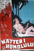 Nätter i Honolulu 1940 poster Johnny Downs Strand