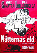 Nätternas eld 1959 poster Frank Sinatra Gina Lollobrigida