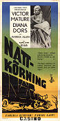 Nattkörning 1957 poster Victor Mature Diana Dors
