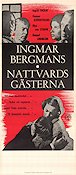 Nattvardsgästerna 1963 poster Ingrid Thulin Gunnar Björnstrand Max von Sydow Gunnel Lindblom Ingmar Bergman