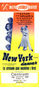 New York dansar 1949 poster Gene Kelly Frank Sinatra Betty Garrett Stanley Donen Musikaler