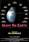 Night On Earth 1991 poster Gena Rowlands Tom Waits Jim Jarmusch