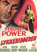 Nightmare Alley 1947 poster Tyrone Power Joan Blondell Coleen Gray Edmund Goulding Film Noir