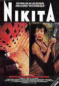 Nikita 1990 poster Anne Parillaud Marc Duret Patrick Fontana Jean Reno Luc Besson