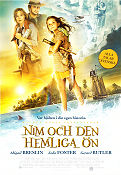 Nim och den hemliga ön 2008 poster Jodie Foster Gerard Butler Abigail Breslin Jennifer Flackett