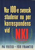 NKI Stockholm 1941 affisch 