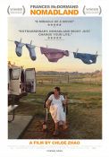 Nomadland 2020 poster Frances McDormand David Strathairn Linda May Chloé Zhao