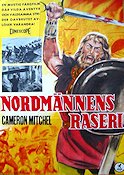 Nordmännens raseri 1962 poster Cameron Mitchell