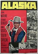 North to Alaska 1960 poster John Wayne Stewart Granger Fabian Ernie Kovacs Henry Hathaway