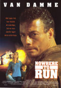 Nowhere to Run 1993 poster Jean-Claude Van Damme Robert Harmon
