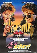 Nu är det kört 1988 poster Corey Haim Corey Feldman Glasögon Bilar och racing