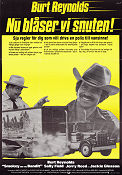 Nu blåser vi snuten 1977 poster Burt Reynolds Sally Field Jackie Gleason Hal Needham Bilar och racing Poliser