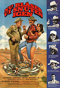 Nu blåser vi snuten igen 1980 poster Burt Reynolds Sally Field Jackie Gleason Jerry Reed Hal Needham Bilar och racing Poliser