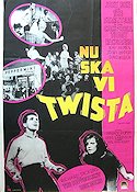Nu ska vi twista 1961 poster Joey Dee The Starliters Dans Rock och pop