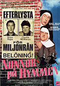 Nunnor på rymmen 1990 poster Eric Idle Robbie Coltrane Janet Suzman Jonathan Lynne Religion Poliser