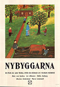 Nybyggarna 1971 poster Max von Sydow Liv Ullman Eddie Axberg Monica Zetterlund Pierre Lindstedt Jan Troell Text: Vilhelm Moberg Konstaffischer