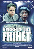 Nyckeln till frihet 1994 poster Tim Robbins Morgan Freeman Bob Gunton Frank Darabont Text: Stephen King