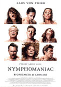 Nymphomaniac 2013 poster Charlotte Gainsbourg Stellan Skarsgård Stacy Martin Uma Thurman Christian Slater Lars von Trier Danmark