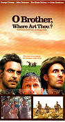 O Brother Where Art Thou 2000 poster George Clooney John Turturro Tim Blake Nelson Joel Ethan Coen