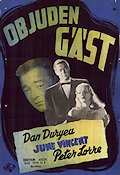 Objuden gäst 1946 poster Dan Duryea June Vincent Peter Lorre Roy William Neill Film Noir