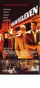 Ocean´s Eleven 2001 poster George Clooney Matt Damon Julia Roberts Steven Soderbergh Gambling