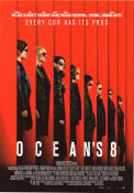 Oceans´s 8 2018 poster Sandra Bullock Cate Blanchett Anne Hathaway Gary Ross