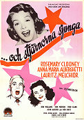 Och stjärnorna sjunga 1953 poster Rosemary Clooney Anna Maria Alberghetti Norman Taurog Musikaler