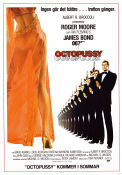 Octopussy 1983 poster Roger Moore Maud Adams Louis Jourdan John Glen
