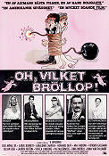 Oh vilket bröllop 1978 poster Desi Arnaz Jr Carol Burnett Robert Altman