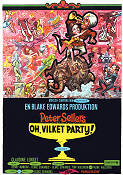 Oh vilket party 1968 poster Peter Sellers Claudine Longet Natalia Borisova Blake Edwards
