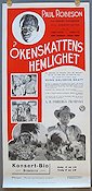 Ökenskattens hemlighet 1938 poster Paul Robeson