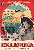 Oklahoma 1955 poster Shirley Jones Gordon MacRae Musik: Rodgers and Hammerstein Musikaler