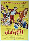 Oliver 1968 poster Ron Moody Carol Reed Text: Charles Dickens Musikaler
