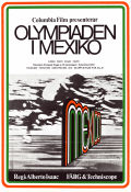 Olympiaden i Mexico 1969 poster Enrique Lizalde Roberto Morales Alberto Isaac Sport Olympiader Dokumentärer