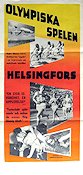 Olympiska spelen Helsingfors 1952 poster Olympiader