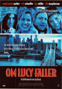 Om Lucy faller 1996 poster Sarah Jessica Parker Ben Stiller Eric Schaeffer